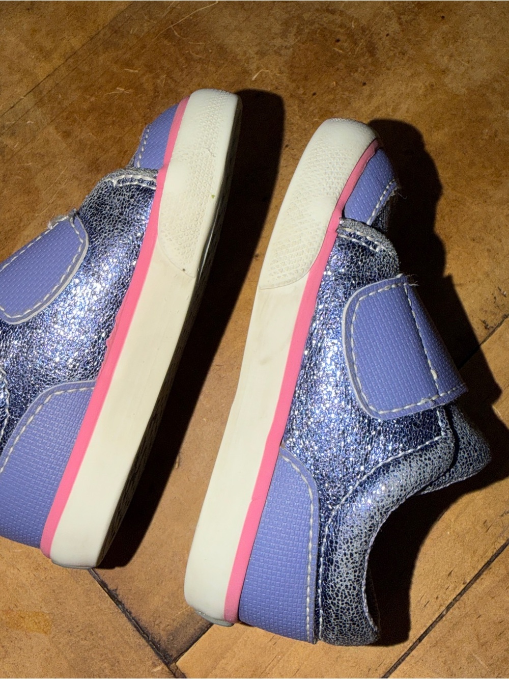 See Kai Run Toni Sneakers in purple metallic, toddler girl sz 5 - Picture 5 of 9